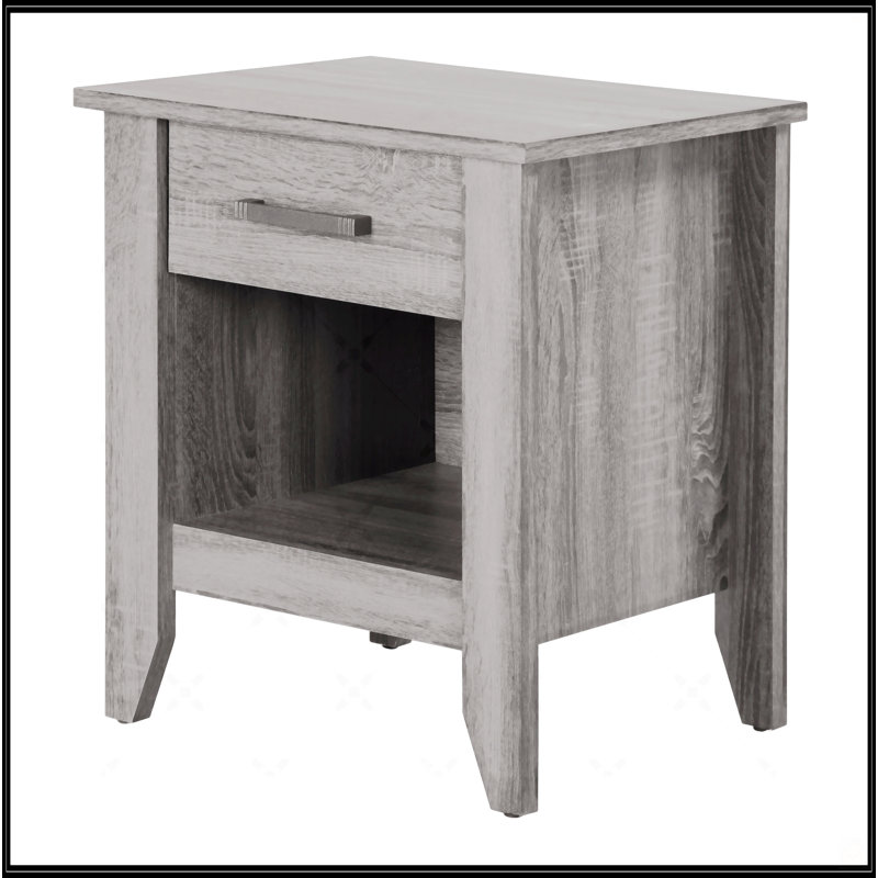 Table de chevet Lennox, Gris