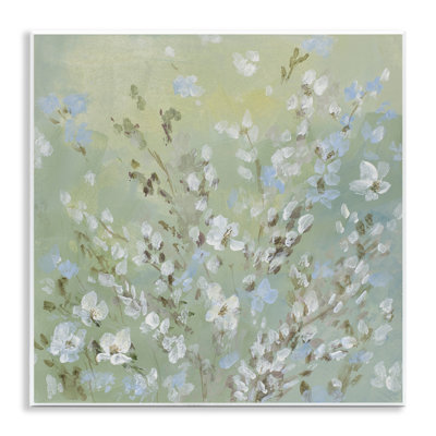 Floral Meadow Wispy Willows Wall Plaque Art by Lanie Loreth
