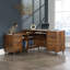 Vosburgh L-Shaped Solid Wood Base Executive Desk