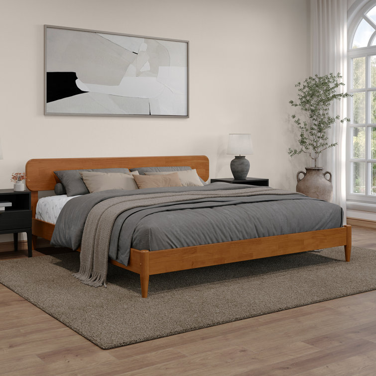 Vetu Solid Wood Platform Bed