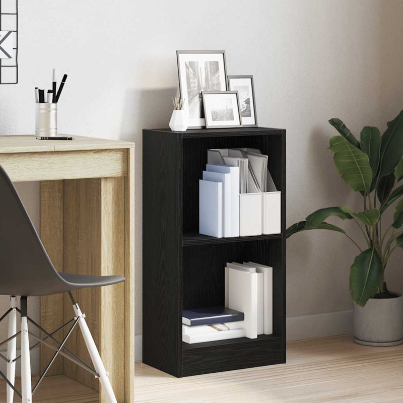 Rian Standard Bookcase, Black Oak, (5 Shelves) 176cmH x 80cmW x 24cmD