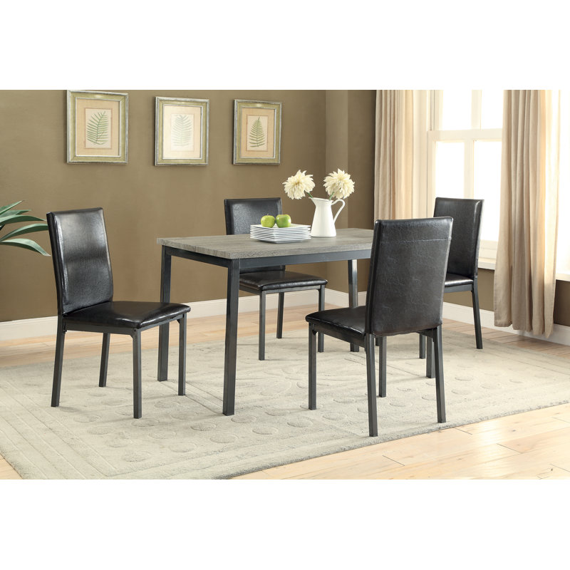 Nathulal Metal Base Dining Table