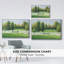 Toile tendue encadrée de qualité supérieure Fairway Shot I - prête à être accrochée-2131206235-2131206234