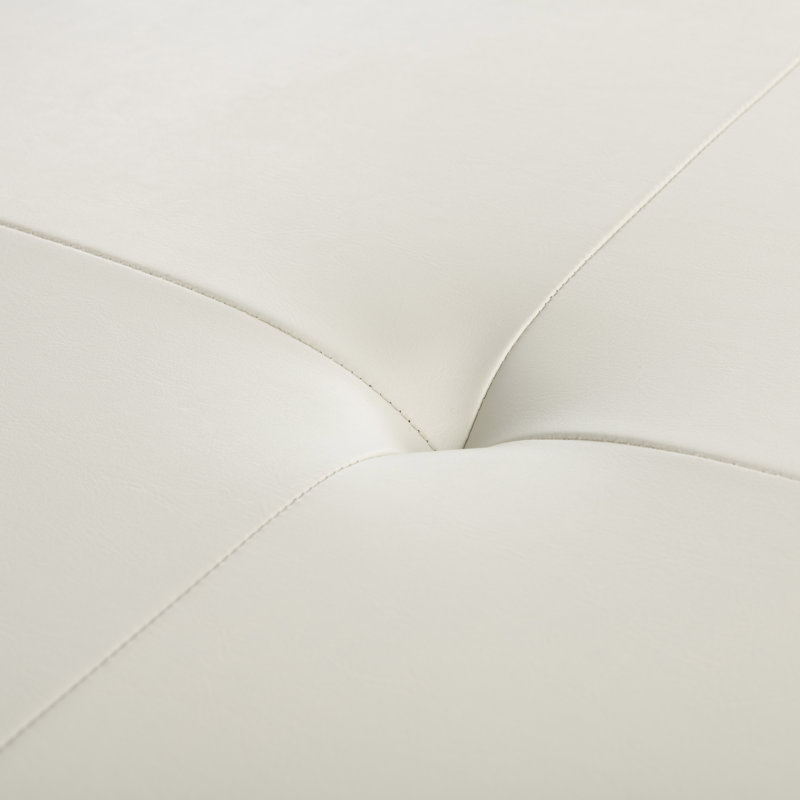 Batya Cocktail Ottoman, White
