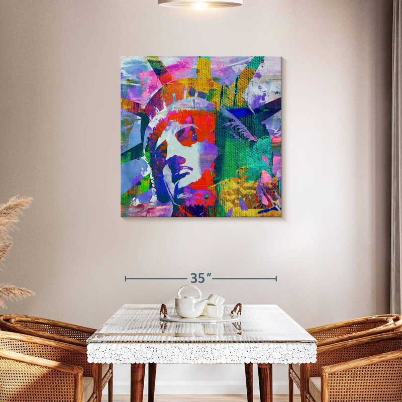 Retro Liberty III, 36" H x 36" W