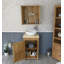 Slimline 515mm Free-standing Cloakroom Vanity Unit-1150957036-1150957035