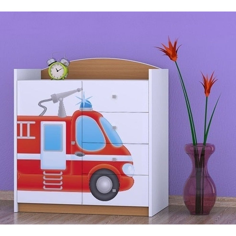 Nielsville Kids 4 - Drawer Combo Dresser, Beech
