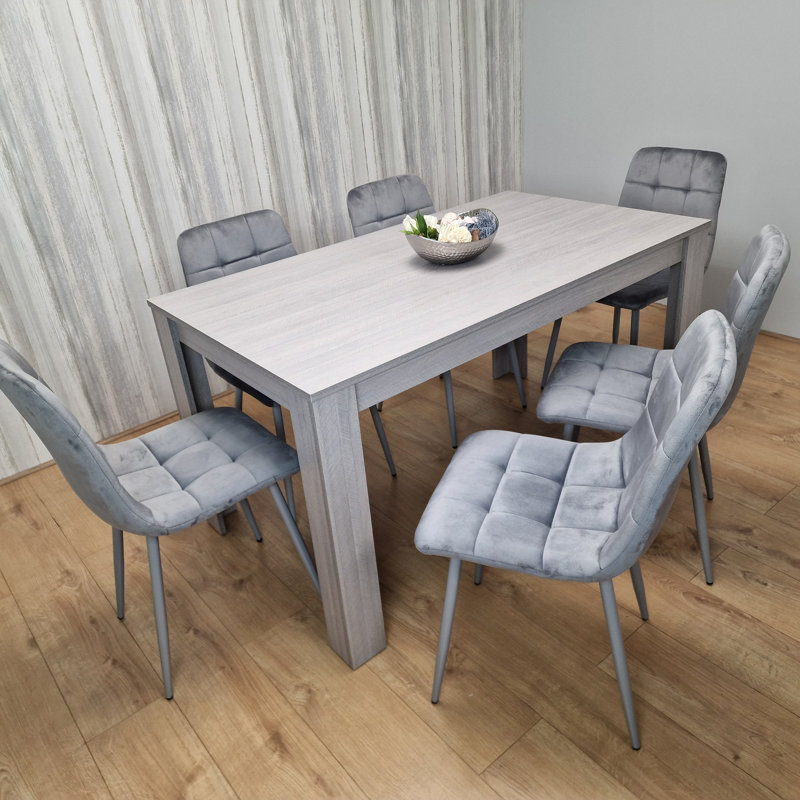 Miye 6 - Person Dining Set