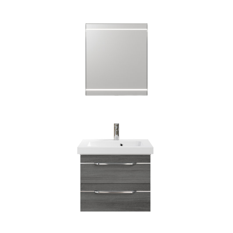 Balto Bathroom Furniture Suite, Dark grey