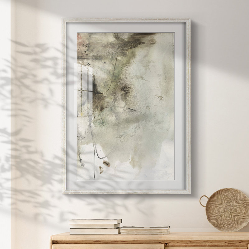Soft Inspiration IV - Imprimé encadré, H 25,5 po x l 17,5 po, Blanc