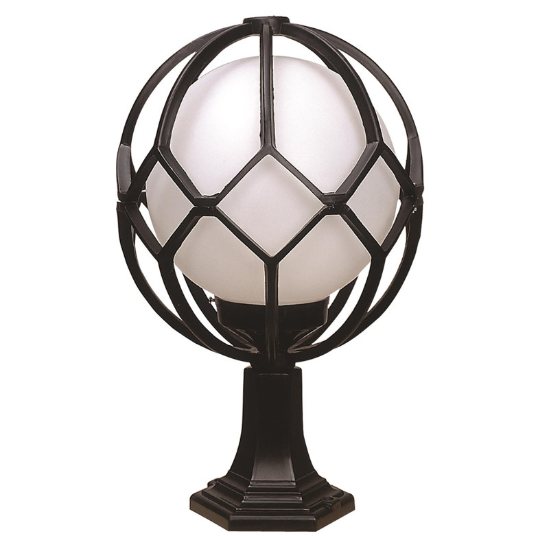 Modern Outdoor Wall Lamp, Black & White, 21.7 x 13.8 inches | Durable ABS Body & Acrylic Cap | E27 Socket Max 40W | IP65 Weatherproof, Industrial Design for Patios & Exteriors, Stylish & Functional Lighting Solution