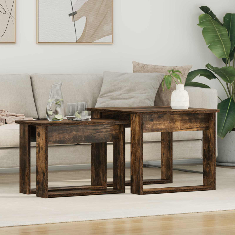 Coffee Table, Smoked Oak