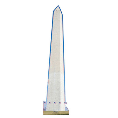 SC2456 Washington Monument Cardboard Cutout Standee Standup