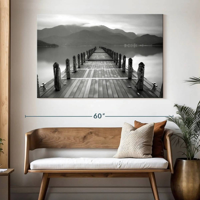 Aletra Lake Pier I, H 34 po x l 51 po