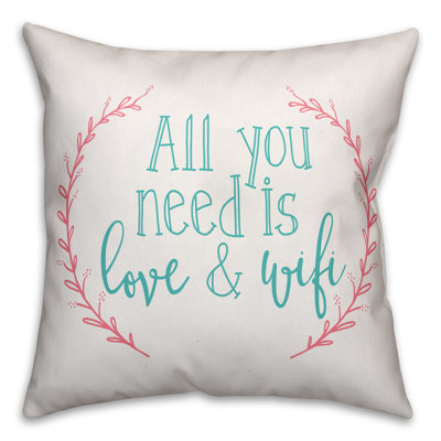  Coussin «All You Need is Love and Wife»