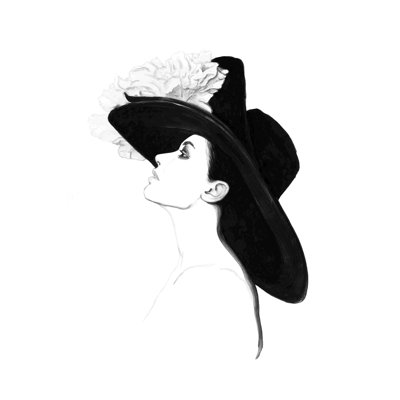 «Ink Woman Fancy Hat» par - on