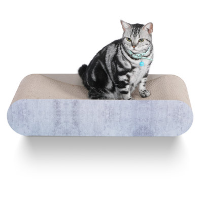 Cat Scratcher,Cardboard Lounge Bed, Bone Shape Design