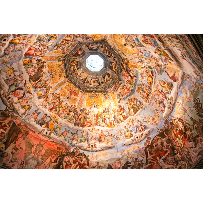 Brunelleschis Dome by Masterlu - Wrapped Canvas Rectangle Print, 30cm H x 46cm W x 3.8cm D