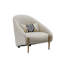 Fauteuil demi-tonneau en cuir Breccia-1130054838