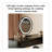 74.8"Modern minimalist cream-style chest of drawers and dressing table with a vanity mirror
