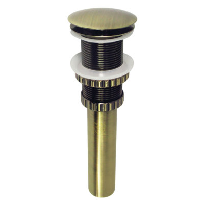 Kingston Brass Coronel Brass Push Pop-Up Bathroom Sink Drain