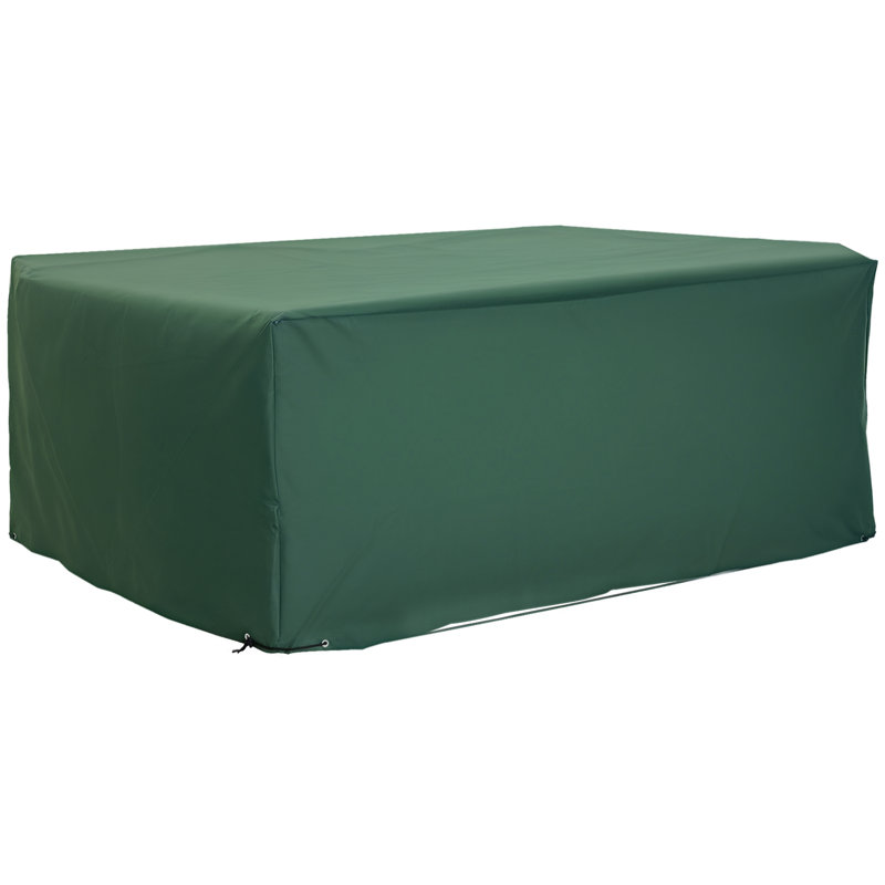 Housse pour banc de patio en rotin Laforce, 27,5" H x 57" l x 81" D