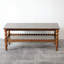 Table basse rectangulaire en bois massif