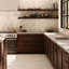 Travertine 4x4 Filled Brushed Vein Cut Tile-928901506