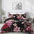 Motif floral rouge est en rupture de stock