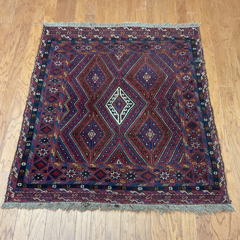 Handmade Soumak Wool Rug