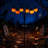 6-light Solar-powered Pumpkin Lantern
