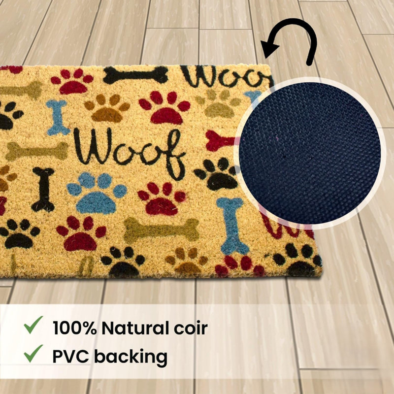 Non-Slip Abstract Doormat