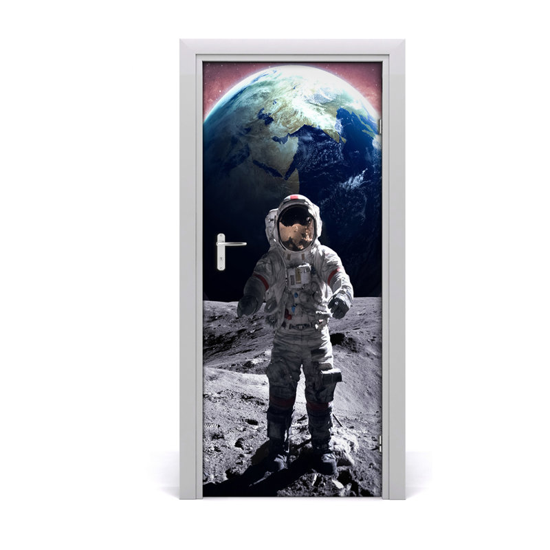 Astronaut Door Decal