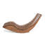 Arbaaz 180cm Long Acacia Single Chaise with Cushions-1206187289