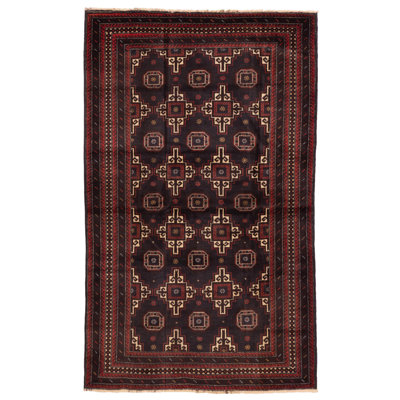 Teimani Navy Rug 4'2" x 6'9"