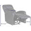 Sadina 25.6cm Wide Standard Recliner-1541928261