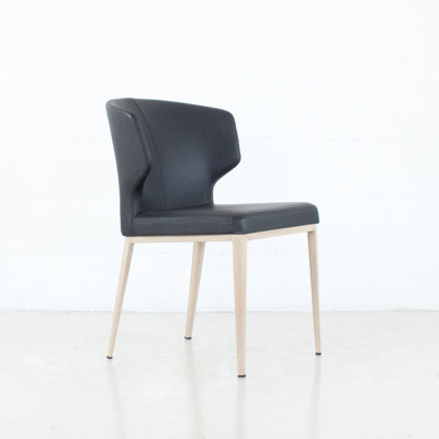 18'' H Faux Leather Upholstered Side Chair