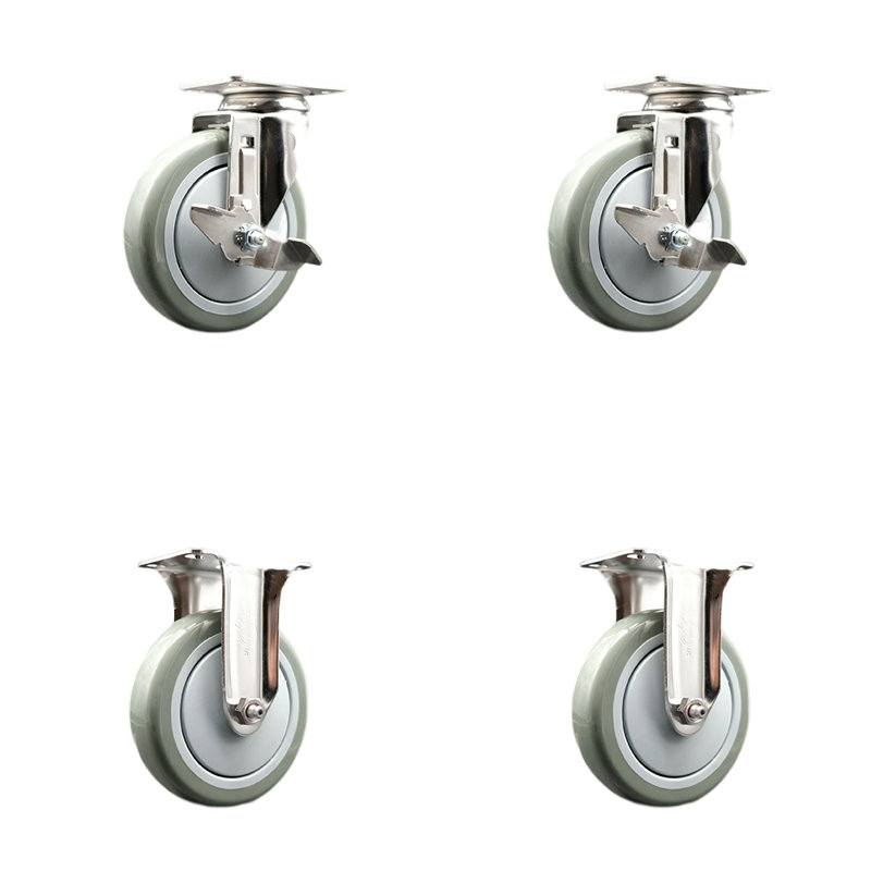 Roulettes pivotantes, Gris
