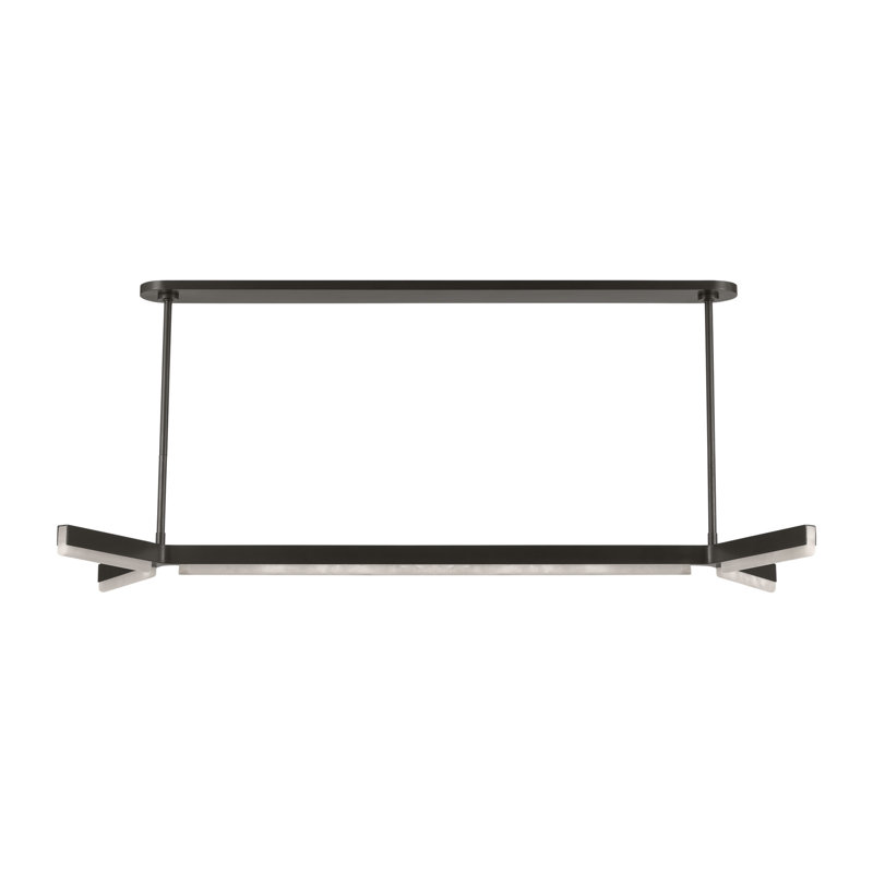 Linea LED Chandelier, Bronze