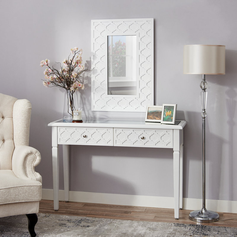 Ferentz Engineered Wood Flat Wall Mirror