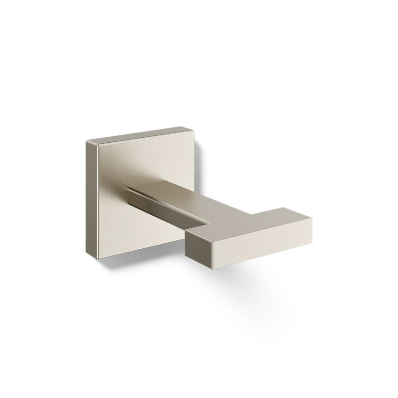 Square Robe Hook, Vibrant Brushed Nickel
