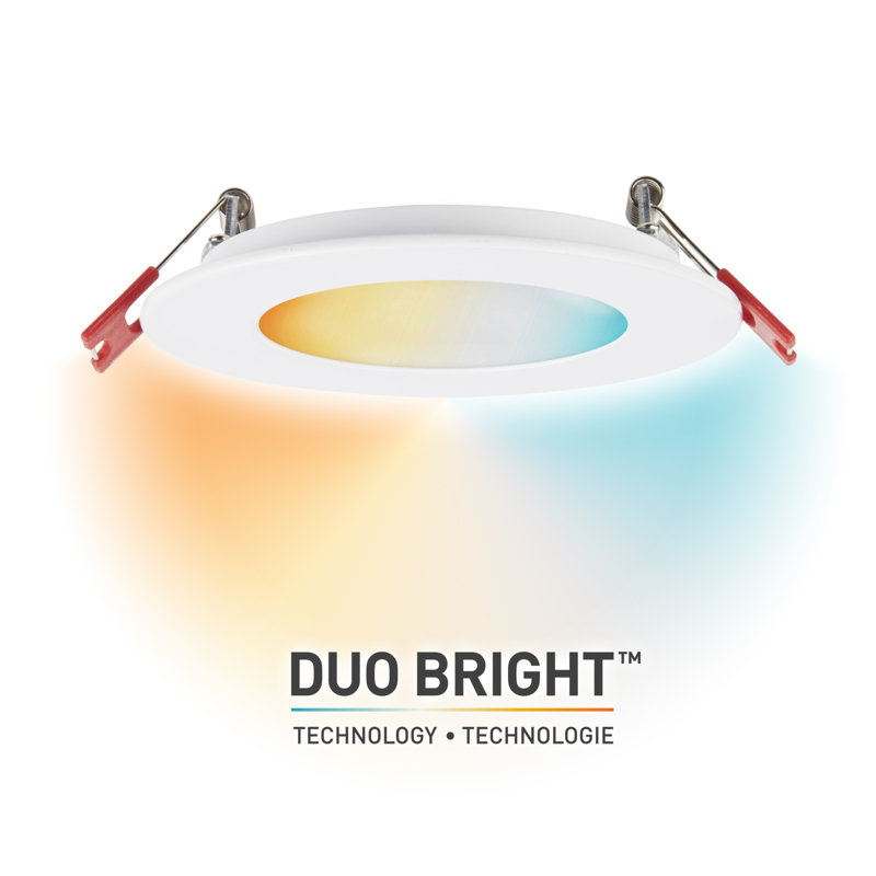 Ultra Slim Energy Star 4" White LED Canless Downlight