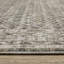 Tapis oriental rectangulaire en polyester tissé à la machine beige / gris Emerence-768477084
