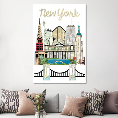 " New York Skyline " by Paper Cutz