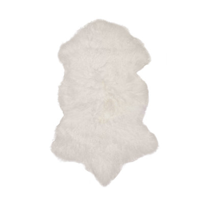 Mccaleb Sheepskin Area Rug in White