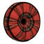 Holiday Traditional Circular Pillow Cover & Insert