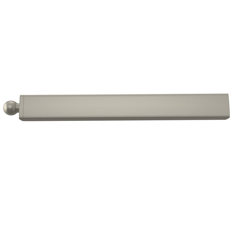 Rev-A-Shelf Sliding Valet Rod Pullout Organizer for Custom Closet Systems, 1.55" H x 13.75" W x 1" D, Nickel