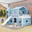 Loft Bed With Slide, Tent And Tower, Castle Inspired Design-127553859-127553857