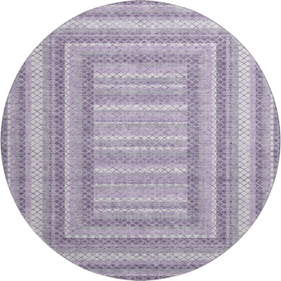 Premium Machine Washable Bissen Geometric Rug