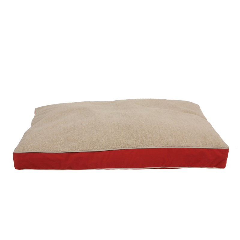 Polyester Pet Bed, Extra Large (48" W x 36" D x 4" H), Barn Red